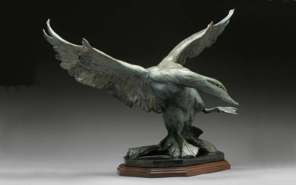 Hay Bay, a bronze sculpture by Sandy Scott
